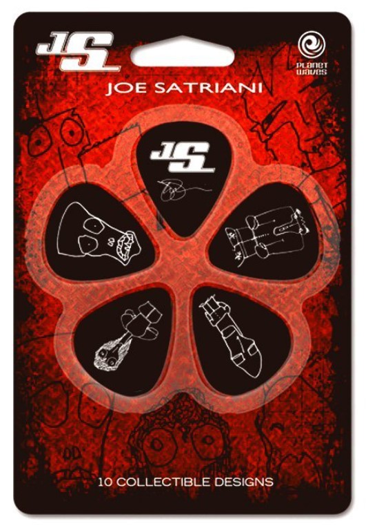 

Набор медиаторов Planet Waves 1CBK2-10JS Joe Satriani, 10 шт