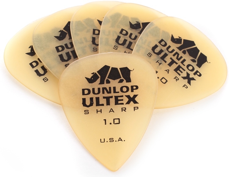 фото Набор медиаторов dunlop 433p1.0 ultex sharp 1.00 мм 6 шт