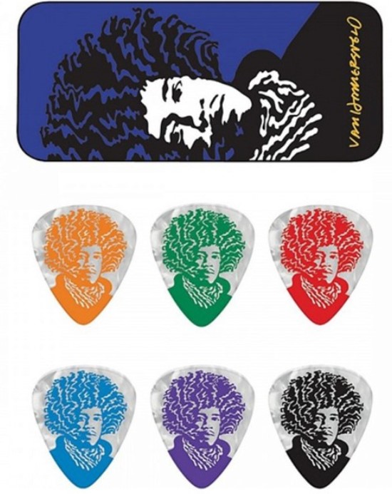 

Набор медиаторов Dunlop JVHPT03M John Van Hamersveld Jimi 6 шт, средние, Разноцветный