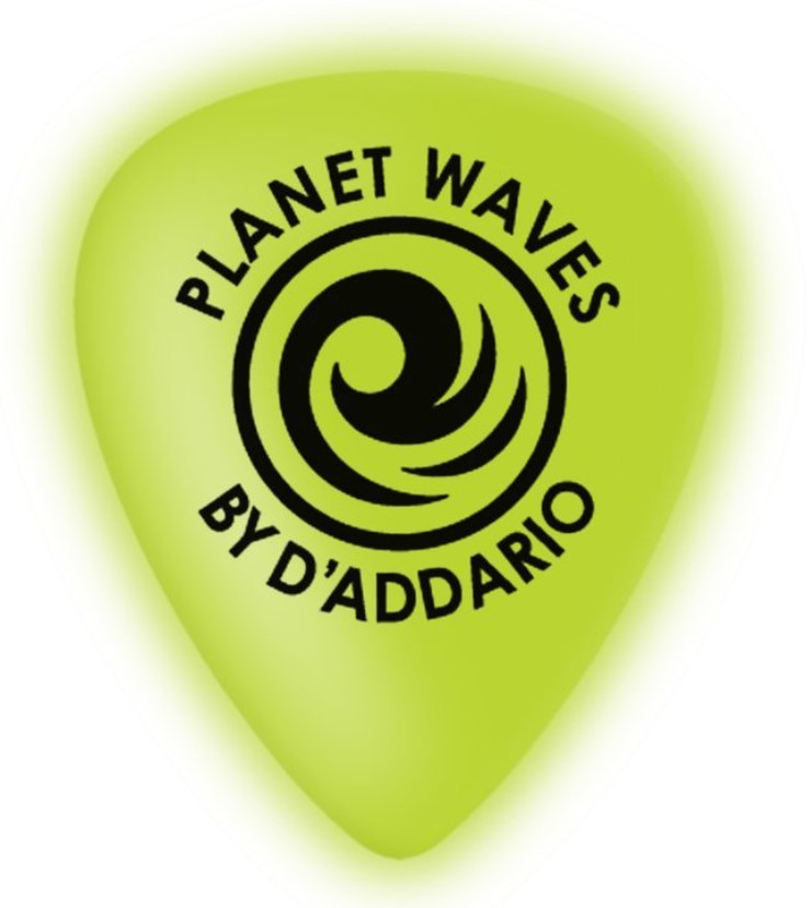 фото Набор медиаторов planet waves 1ccg2-10 светящиеся в темноте, целлулоид, 10 шт