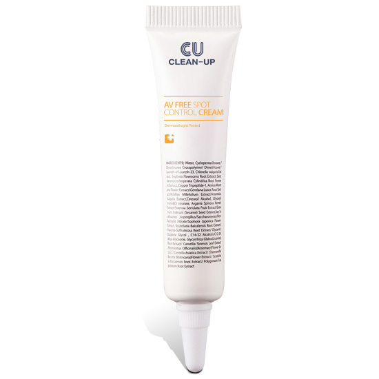 Крем CU SKIN Clean-Up AV Free Spot Control Cream Точечный от воспалений, 10 мл крем мыло aura clean спелая вишня 1 л 1301181