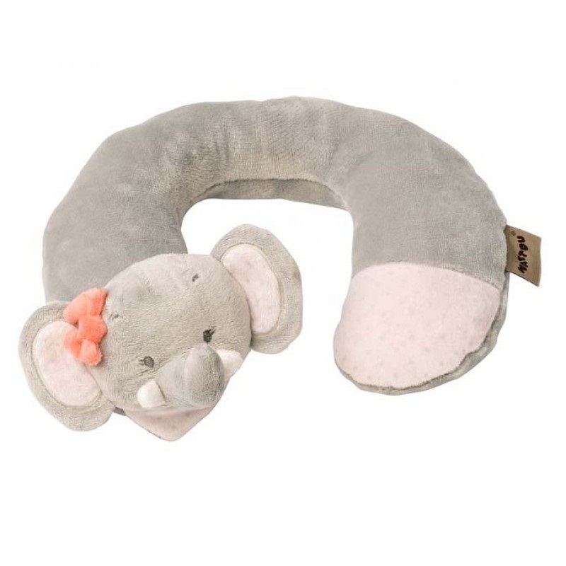 

Подушка-подголовник Nattou Neck pillow Adele & Valentine Слоник