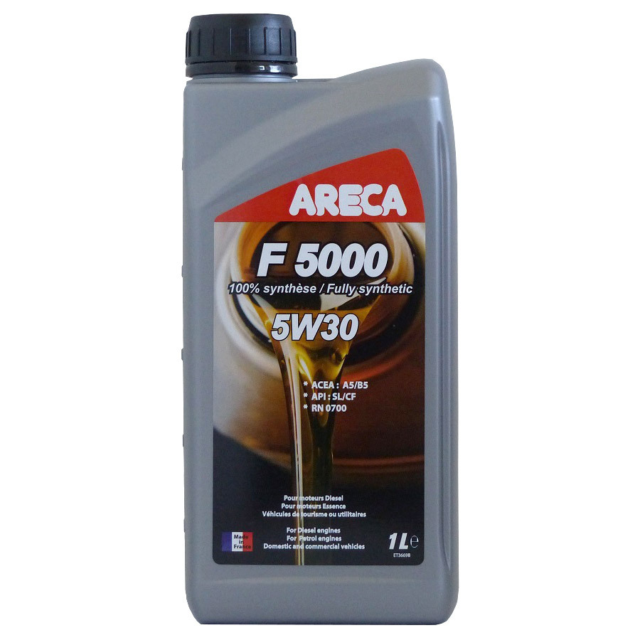 Моторное масло Areca F 5000 5W30 1 л