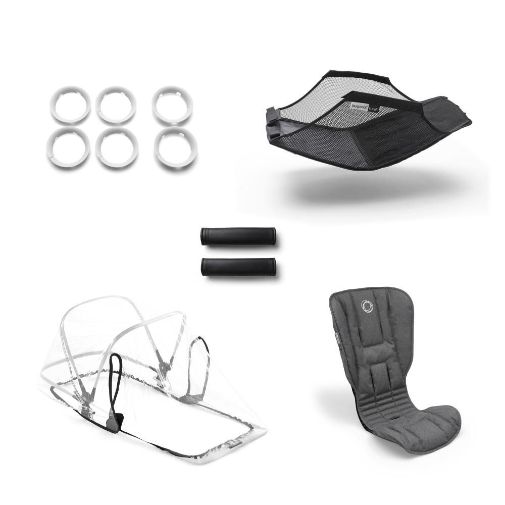 

Комплект Bugaboo Bee5 стильный style set GREY MELANGE