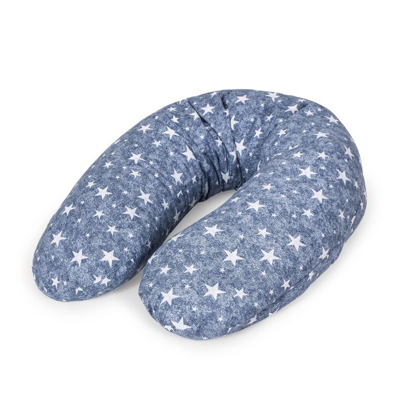 фото Подушка для кормления ceba baby physio multi denim style stars blue