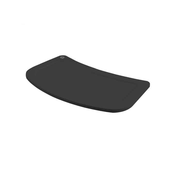 фото Столешница прямоугольная для стульчика micuna ovo anthracite grey