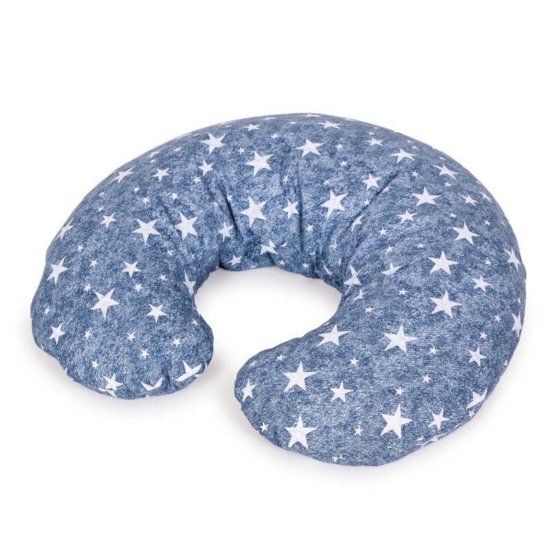 фото Подушка для кормления ceba baby physio mini denim style stars blue