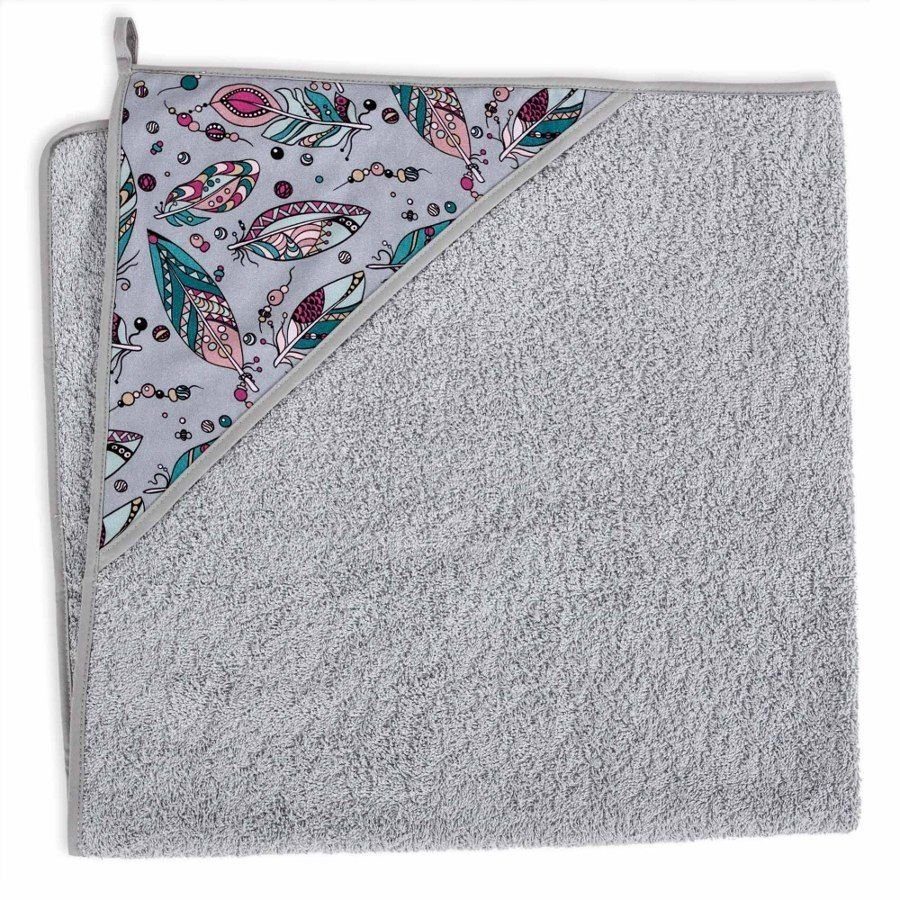 фото Полотенце-уголок ceba baby star grey, 100х100