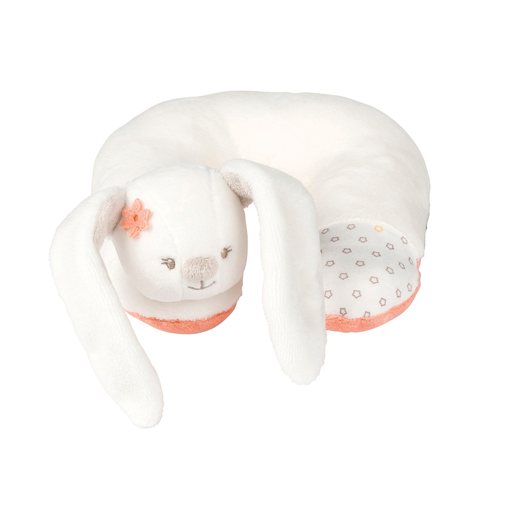фото Подушка-подголовник nattou neck pillow mia & basile кролик