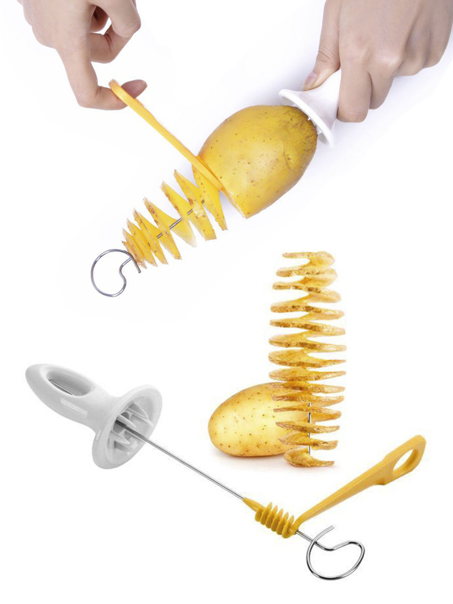 фото Нож для нарезки картофеля спиралью presto nobrand