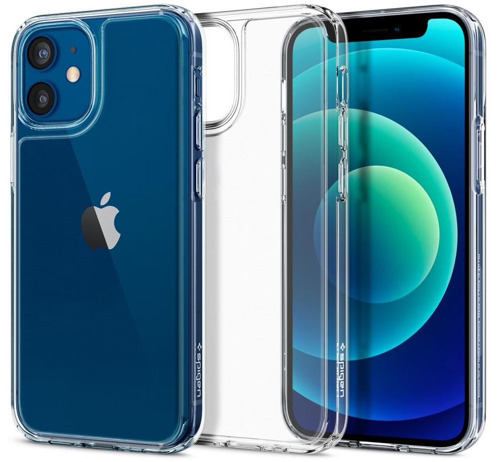 фото Чехол spigen quartz hybrid (acs01748) для iphone 12 mini (clear)