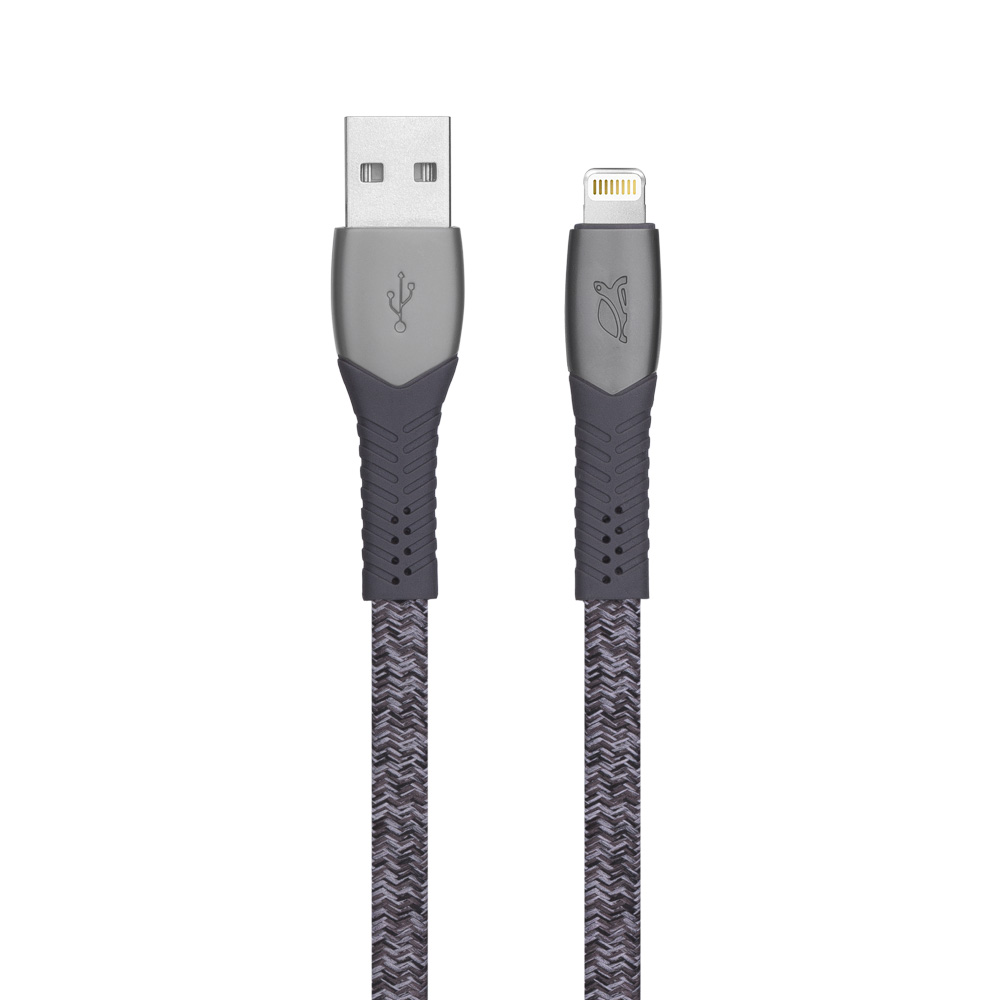фото Кабель mfi lightning, 1.2м серый rivacase ps6101 gr12