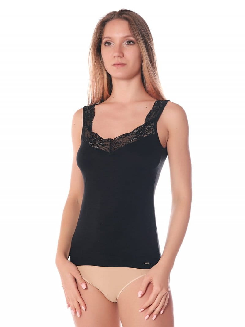 

Майка домашняя женская BlackSpade BS1343 черная L, Черный, BS1343