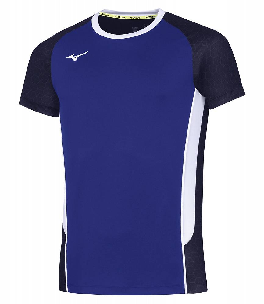 

Футболка волейбольная Mizuno Premium High Kyu Tee, синий, L INT, Premium High Kyu Tee
