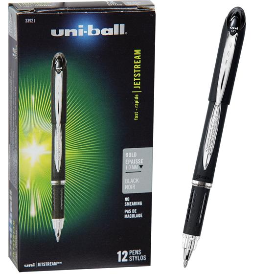 

Набор ручек шариковых UNI Jetstream SX-210, черные, 1 мм, 12 шт.