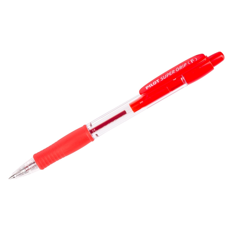 

Ручка шариковая Pilot Super Grip BPGP-10R-F-R, красная, 0,7 мм, 1 шт.