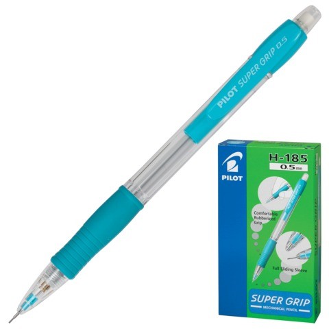 

Карандаш механический PILOT Super Grip голубой корпус 0.5 мм H-185-LB