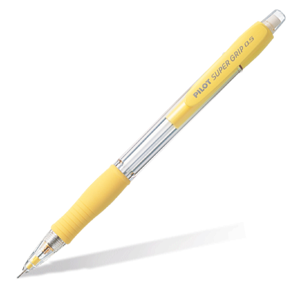 

Карандаш механический PILOT Super Grip желтый корпус 0.5 мм H-185-Y