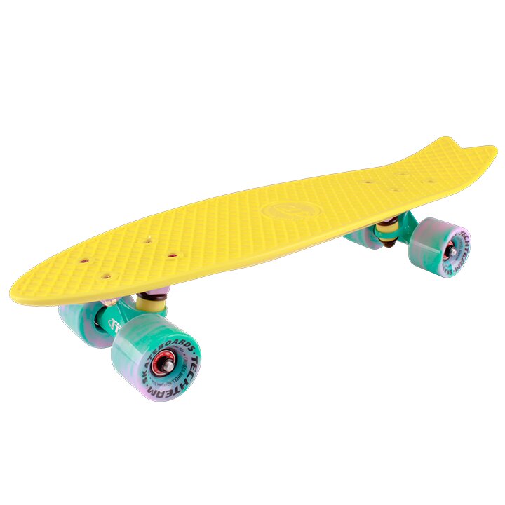 

Пенни борд Tech Team Fishboard 58,5х15 см, желтый, Fishboard