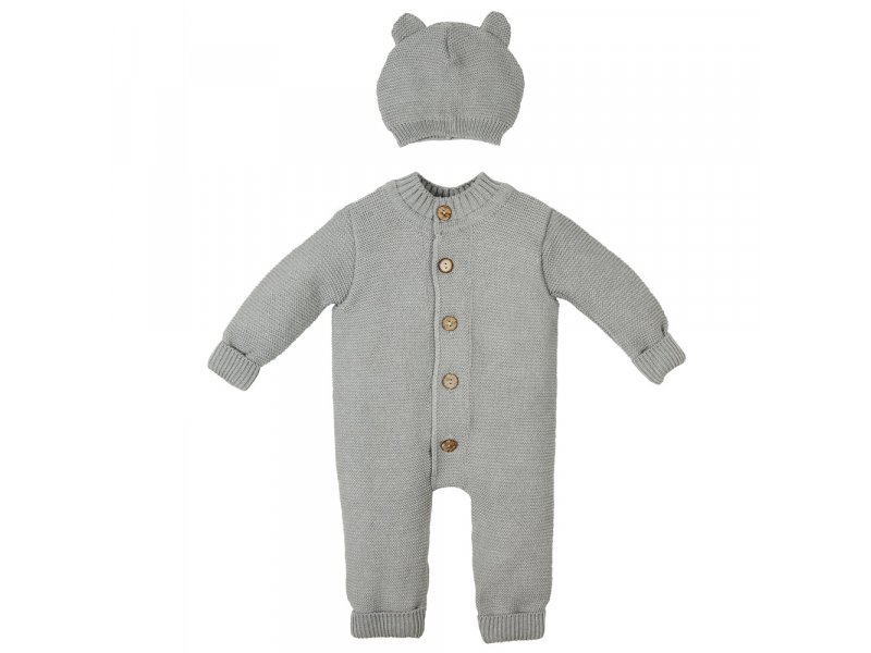 

Комплект одежды Amarobaby, цв. серый р.80, AMARO-ODPL501-S0