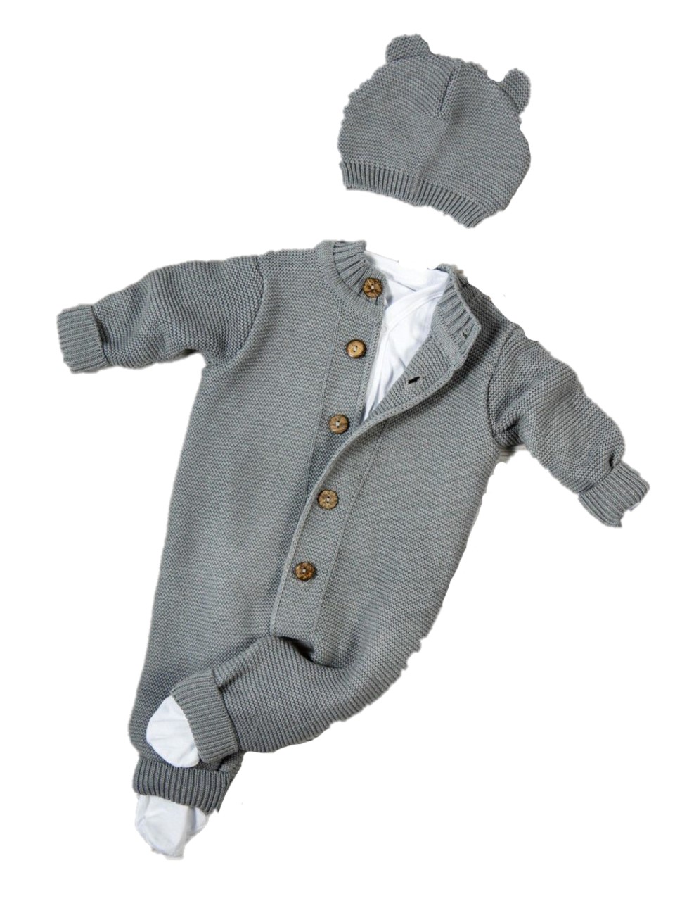 

Комплект одежды Amarobaby, цв. серый р.86, AMARO-ODPL501-S0