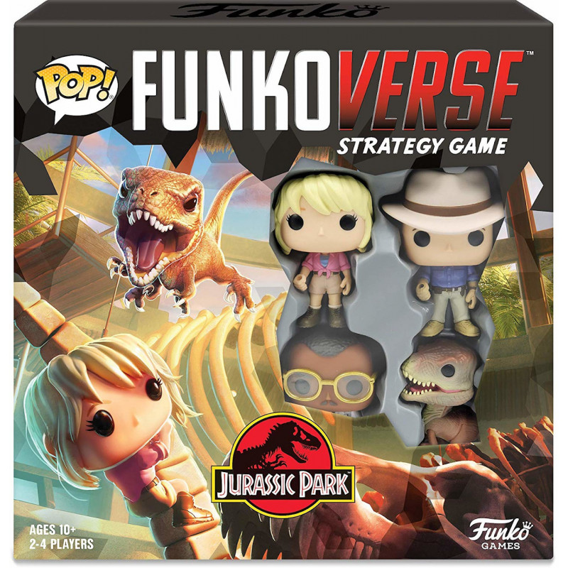 фото Настольная игра pop! funkoverse: парк юрского периода 100 base 46066