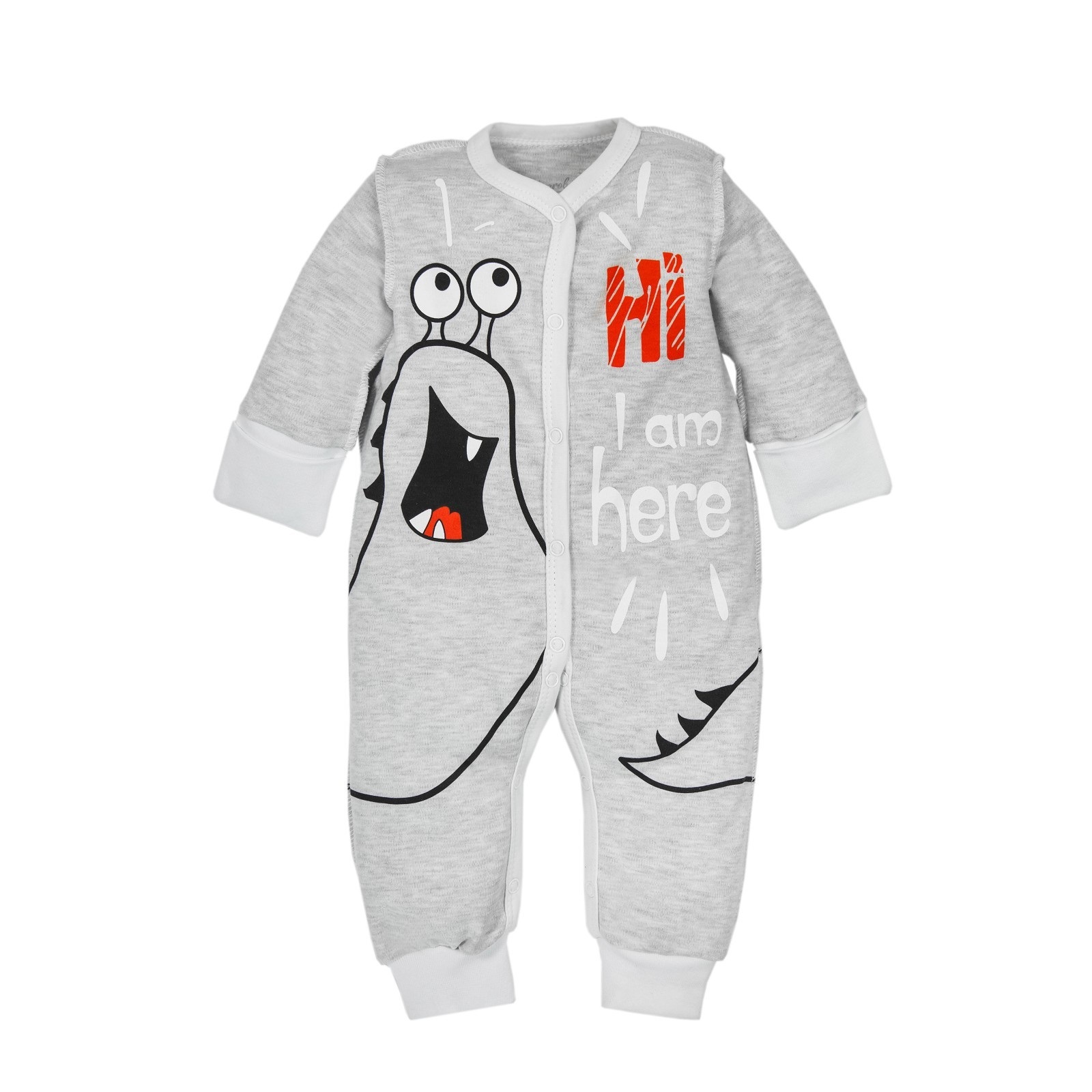 

Комплект одежды Amarobaby, цв. серый р.62, AMARO-ODM301-S0