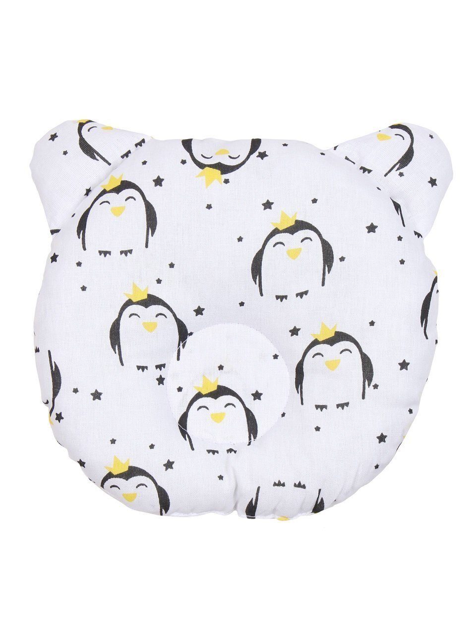 фото Подушка анатомическая amarobaby first pillow пингвины