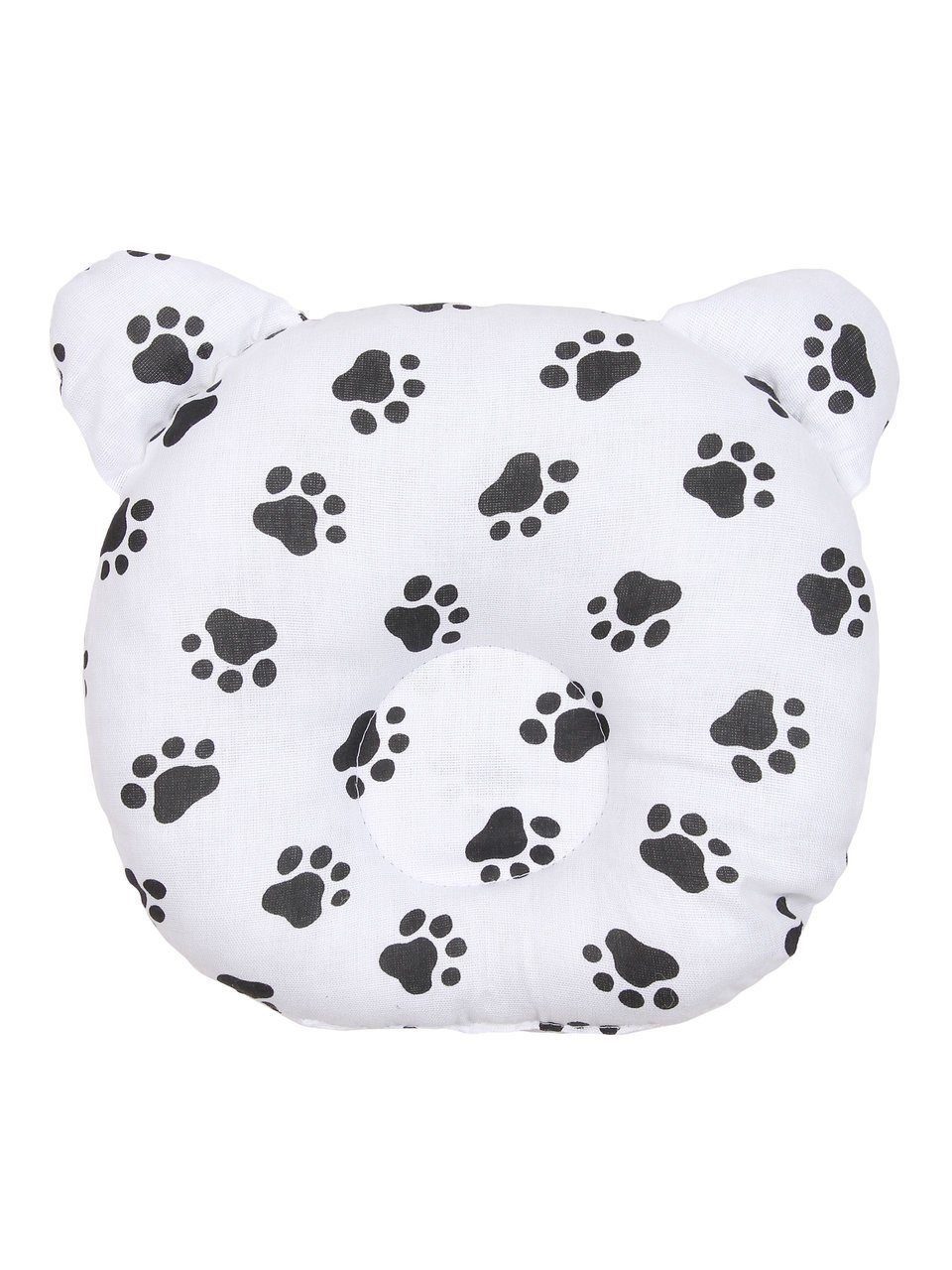 фото Подушка анатомическая amarobaby first pillow лапки черные