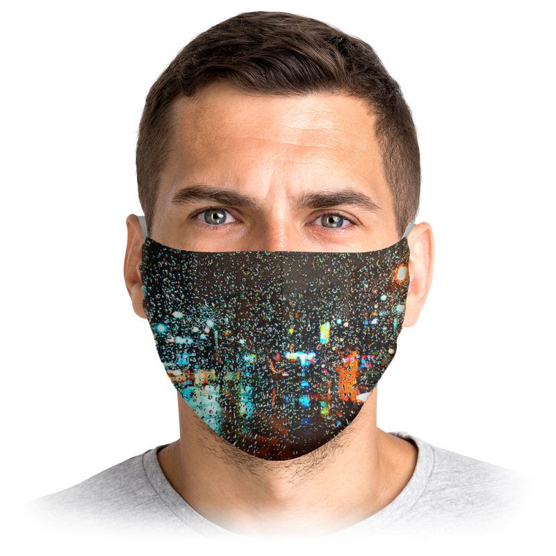 

Многоразовая маска Printio Stop virus! черная S, Stop virus!