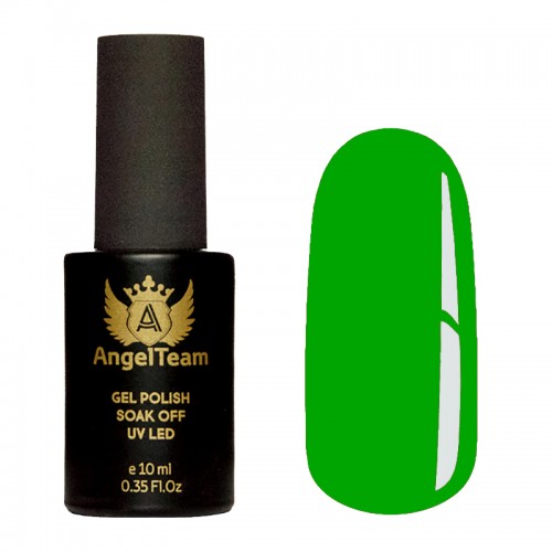 

Гель-лак AngelTeam Салатовый буги-вуги (неон), 10 мл