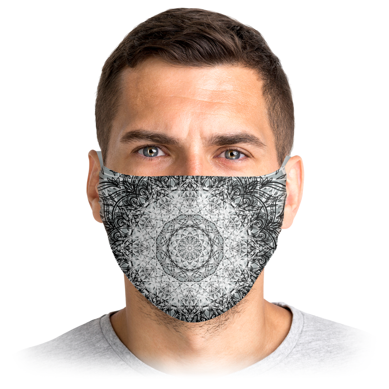 

Многоразовая маска Printio Stop virus! серая S, Stop virus!