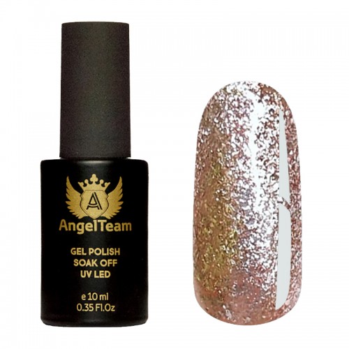 

Гель-лак AngelTeam Pink gold shine, 10 мл