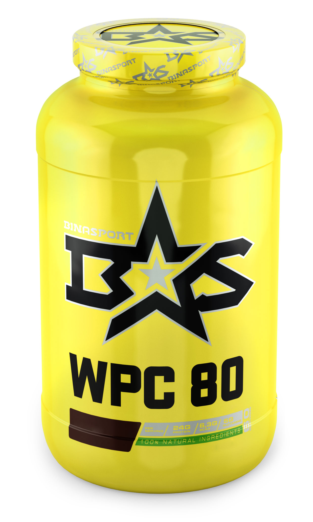 фото Протеин binasport wpc 80 whey protein, 1300 г, cherry