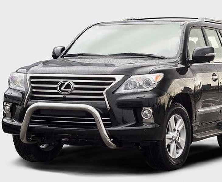 фото Решетка передняя мини d 76 низкая с 2-мя перемычками d 60 "lexus lx 570", lx57.56.0625 souz-96