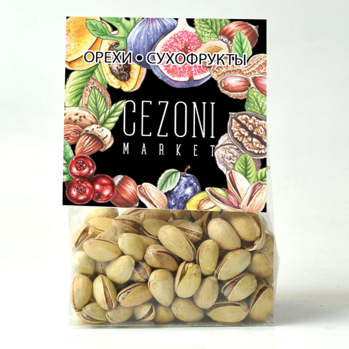 

Фисташки в скорлупе CEZONI 150 гр., в скорлупе