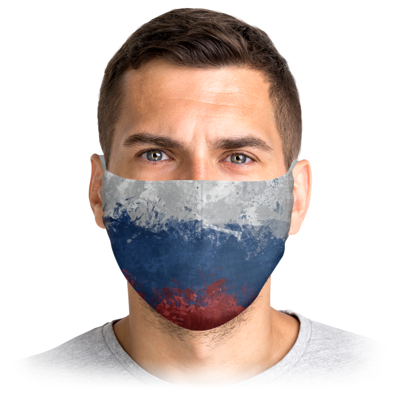 

Многоразовая маска Printio Россия синяя S, Россия