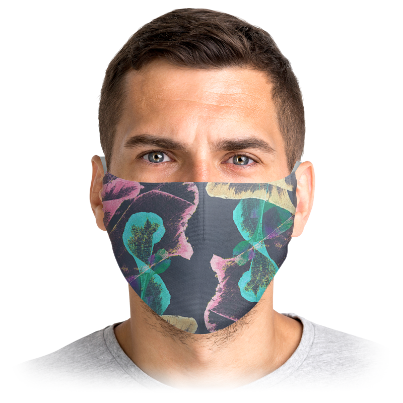 

Многоразовая маска Printio Stop virus! разноцветная S, Stop virus!