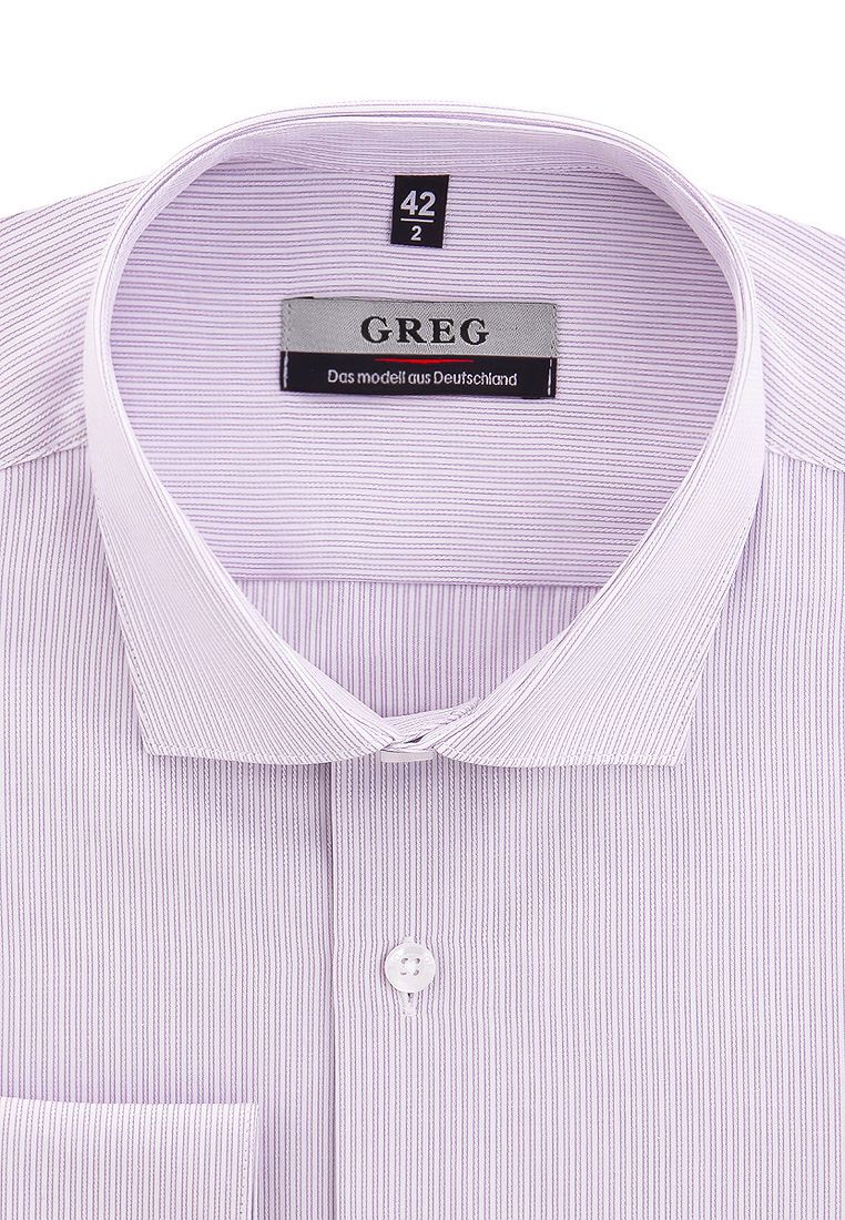 Рубашка мужская Greg 711/199/301/Z фиолетовая 39