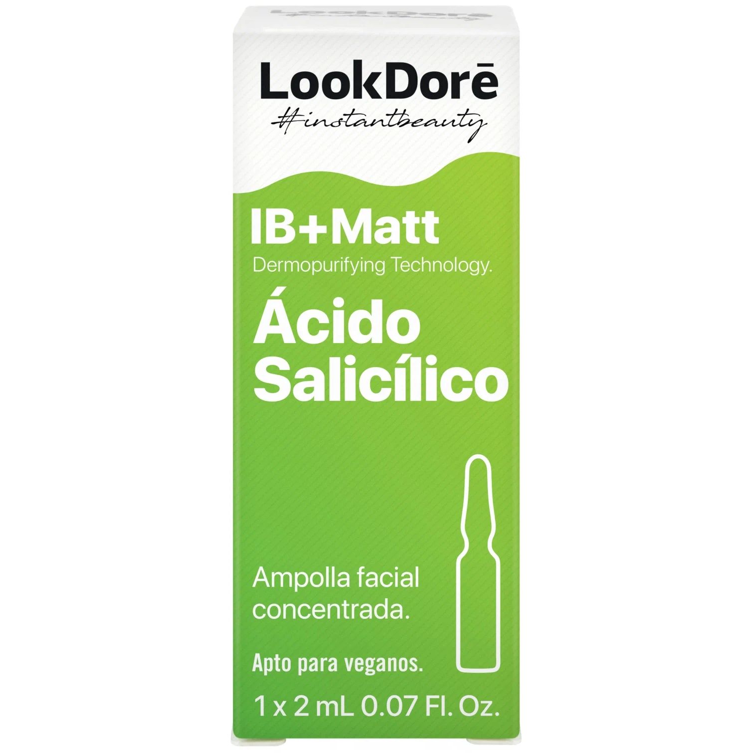 Сыворотка для лица LookDore IB Matt Ampoule Anti-Imperfections Salicylic от акне, 2 мл консилер для лица lilo hide imperfections тон 55 peach