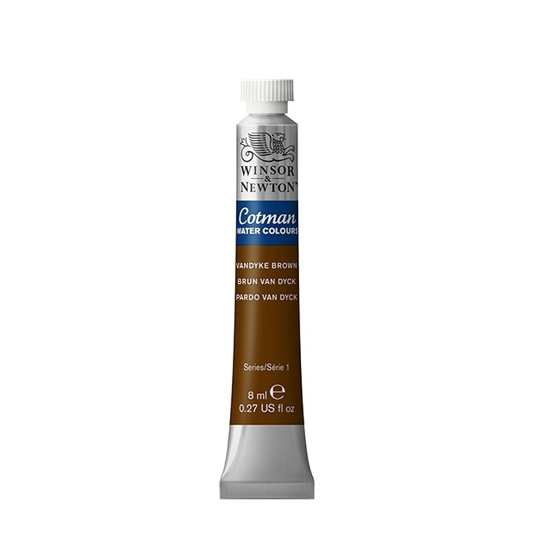 Акварель Cotman 8 мл коричневый Ван Дейк Winsor Newton WN303676 611₽