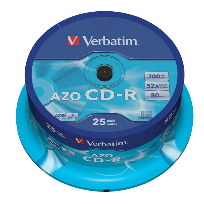 фото Диск cd-r verbatim 700mb 52x (25шт) (43352)