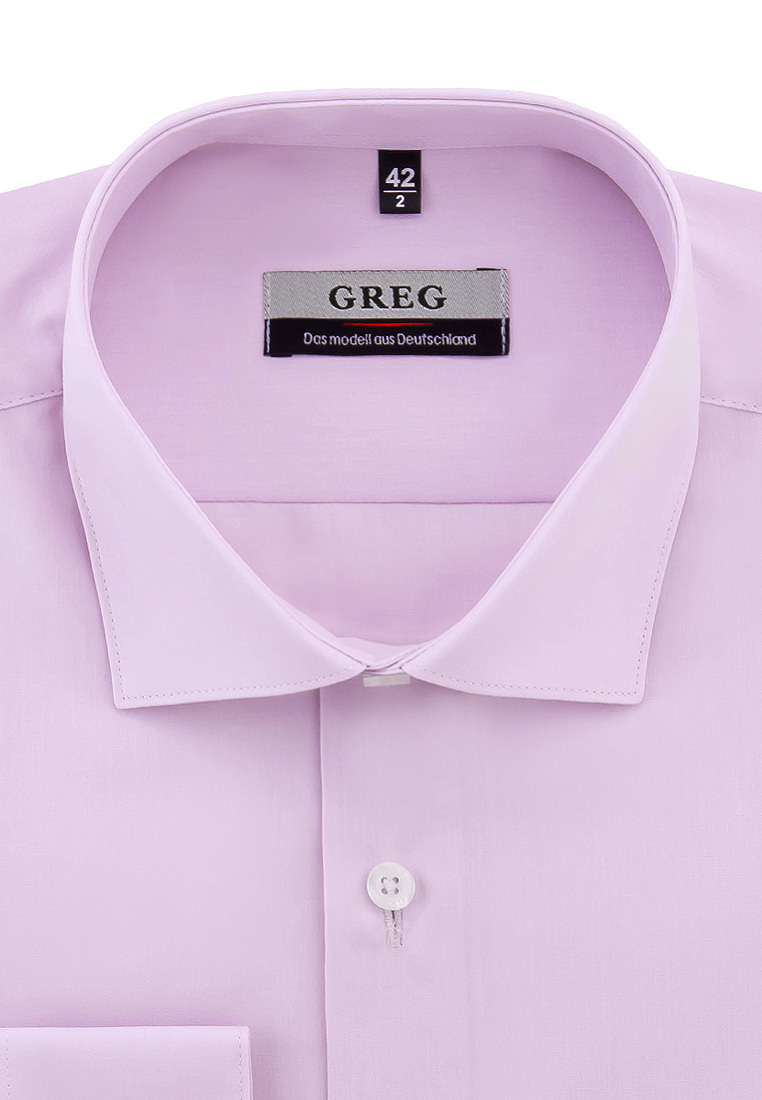 Рубашка мужская Greg 710/119/LIL фиолетовая 43