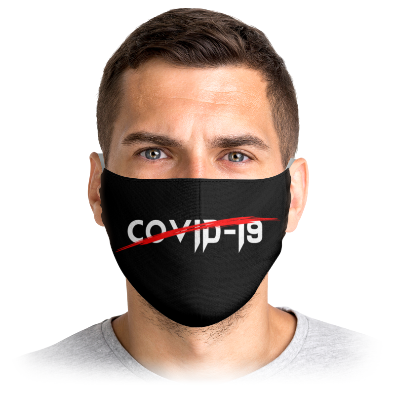 

Многоразовая маска Printio Covid-19 белая S, Covid-19