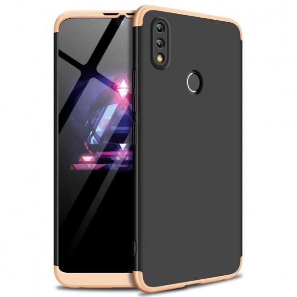 фото Чехол gkk likgus 360 для huawei honor 8x max black/gold