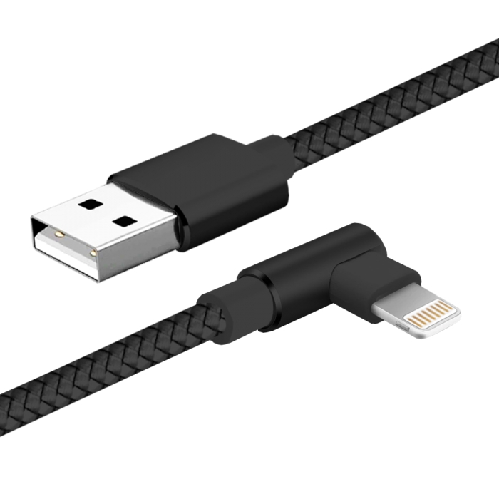 фото Кабель jet.a ja-dc45 usb2.0/lightning 8pin 2m black