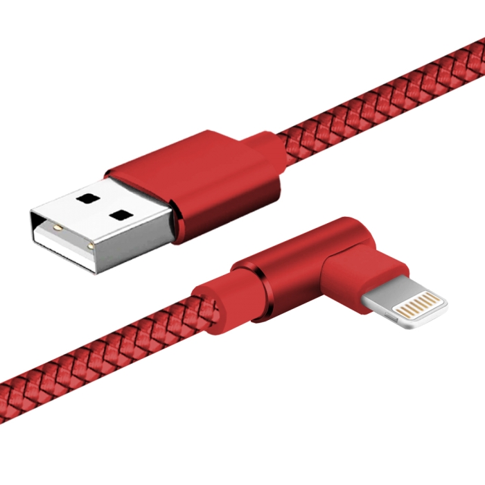 фото Кабель jet.a ja-dc45 usb2.0/lightning 8pin 1m red