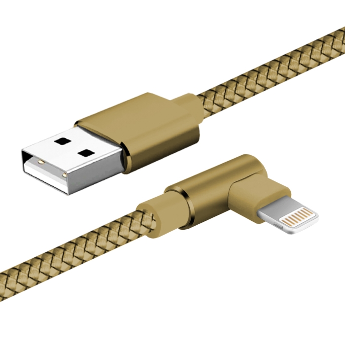 фото Кабель jet.a ja-dc45 usb2.0/lightning 8pin 1m gold