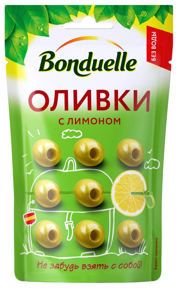 

Оливки Bonduelle с лимоном 215 мл