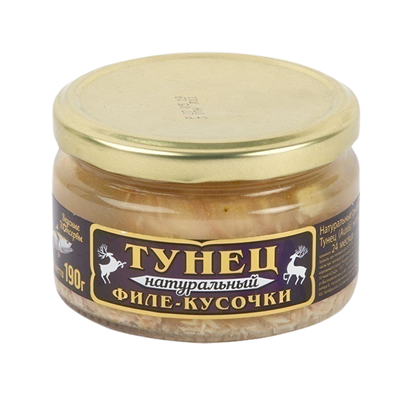 фото Тунец филе вкусные консервы натуральное 190 г